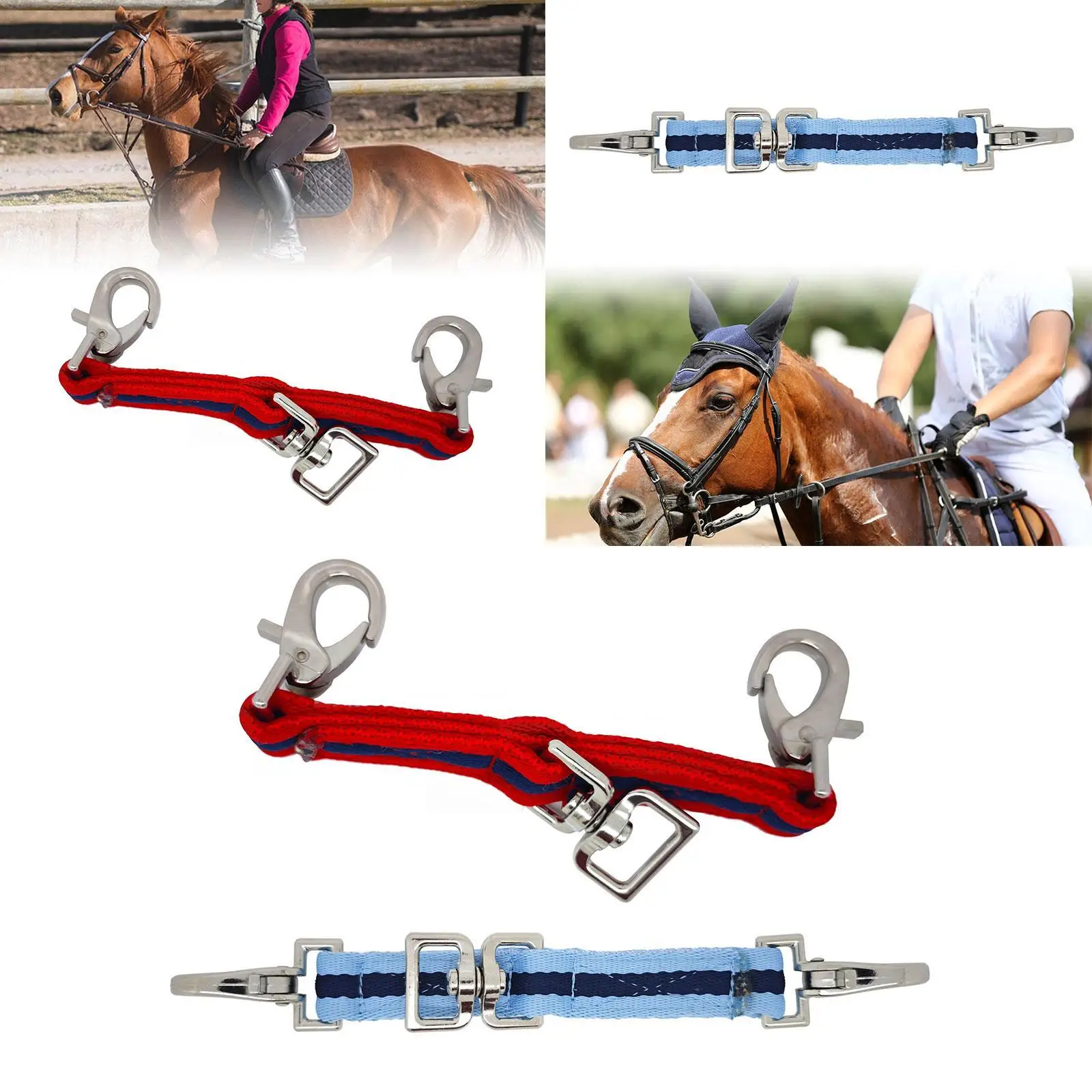 Cinturino Lunging per competizioni di allenamento equestre accurate e di alta qualità con chiusura a scatto