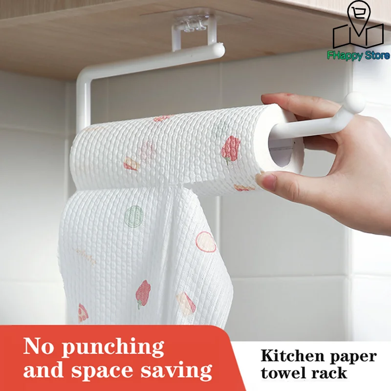 Металлическая-стойка-для-рулона-бумаги-под-шкафом-держатель-для-полотенец-вешалка-для-салфеток-кухня-дом-doo