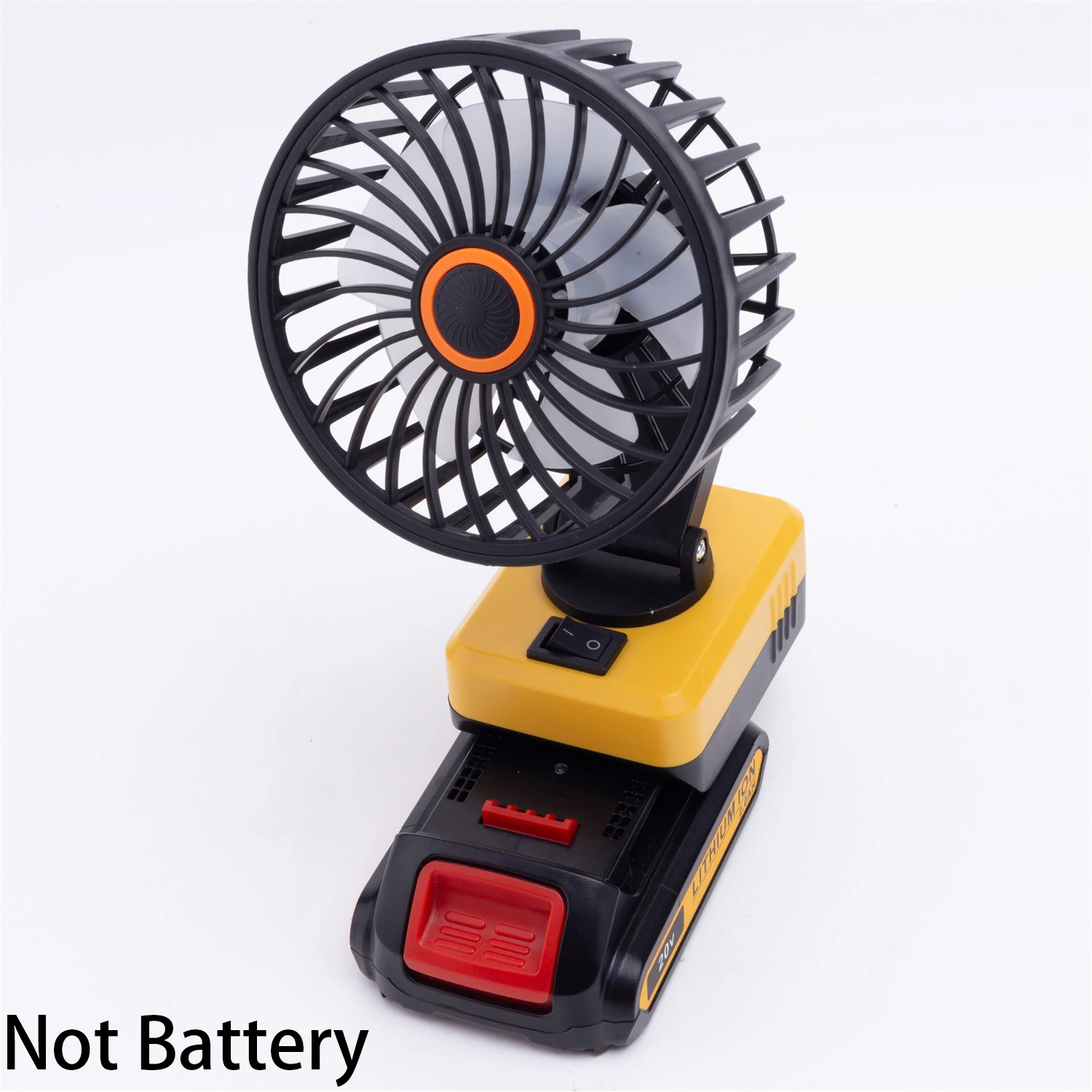 Portable Small Fan For DeWalt 18/20V Li-ion Battery Portable Desktop Construction Site Fan Power Tool Accessory
