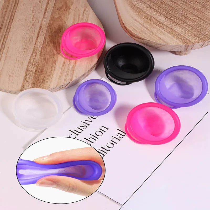 

1 шт., силиконовый менструальный поднос с выдвижной вкладкой, многоразовый плоский дизайн, диск, очень тонкая менструальная чаша, женская гигиена, стерилизация