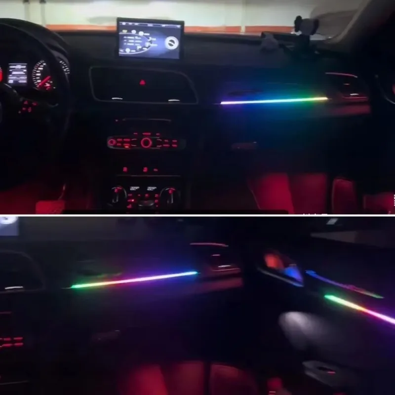 Cheap 256-color Fantasy Car Interior Decoration Ambient Light Strip 19-light Ambient Light Kit Suitable