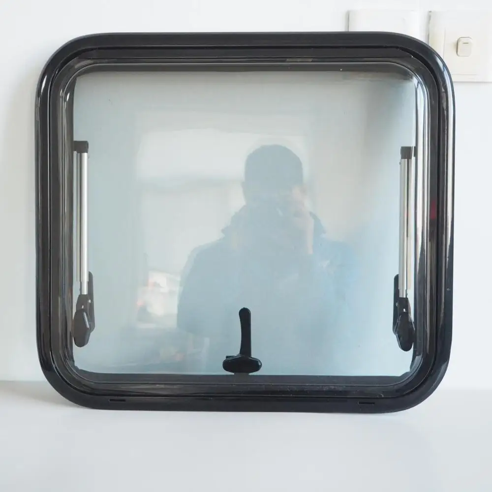500*300mm RV Extrapolated Window, Round Corner, Acrylic Window  RV & Travel Trailer Emergency Exit Window Custom Sizes