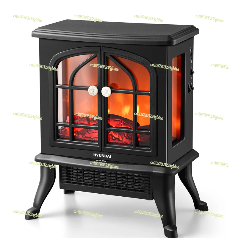 Fireplace Heater 3d Simulation Flame Gas Fan Household Energy Saving Living Room