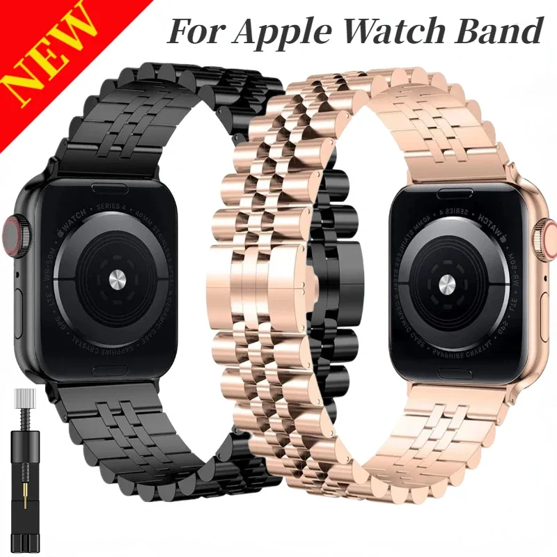 

Металлический ремешок для Apple Watch Band 49 мм 45 мм 44 мм 42 мм 41 мм 40 мм 46 мм Удобный браслет iWatch Ultra 3 11 10 9 8 7 6 5 SE