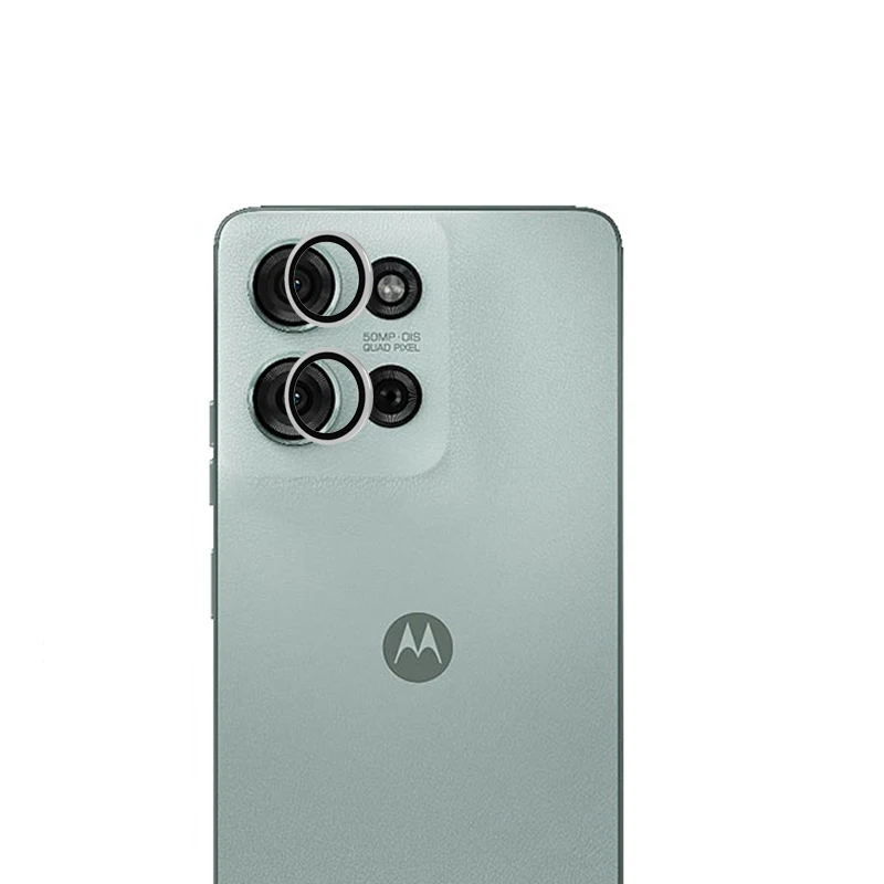 Rear Camera Protector Glass For Motorola Moto G75 5G Metal Ring Camera Protectors For Moto G 75 Lens Film Glass - Image 2