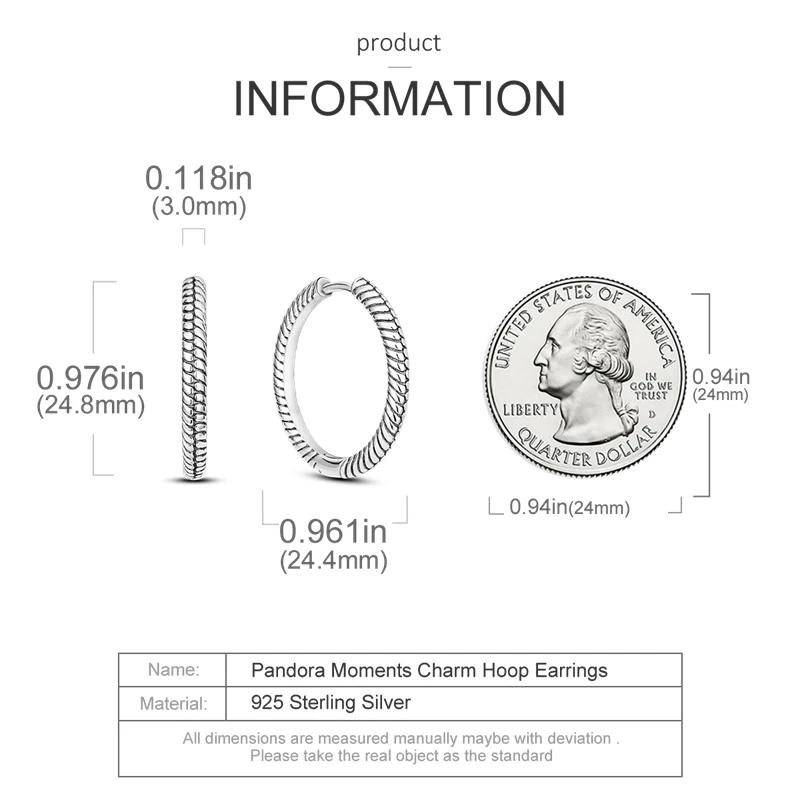 Echte Liebesfeder-Ohrringe aus 925er Sterlingsilber, passend für Original-Charms, Creolen für Damen und Mädchen, Ohrstecker, edler Schmuck, Geschenke – Detail 12