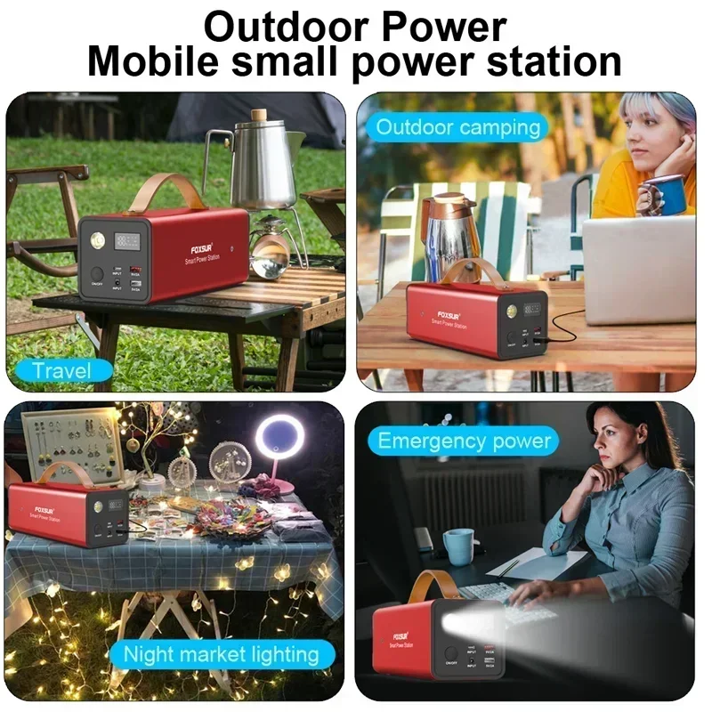 220V Outdoor Mobiele Voeding Grote Capaciteit Draagbare Powerbank Zelfrijdende Camping Energieopslag Noodstroomvoorziening