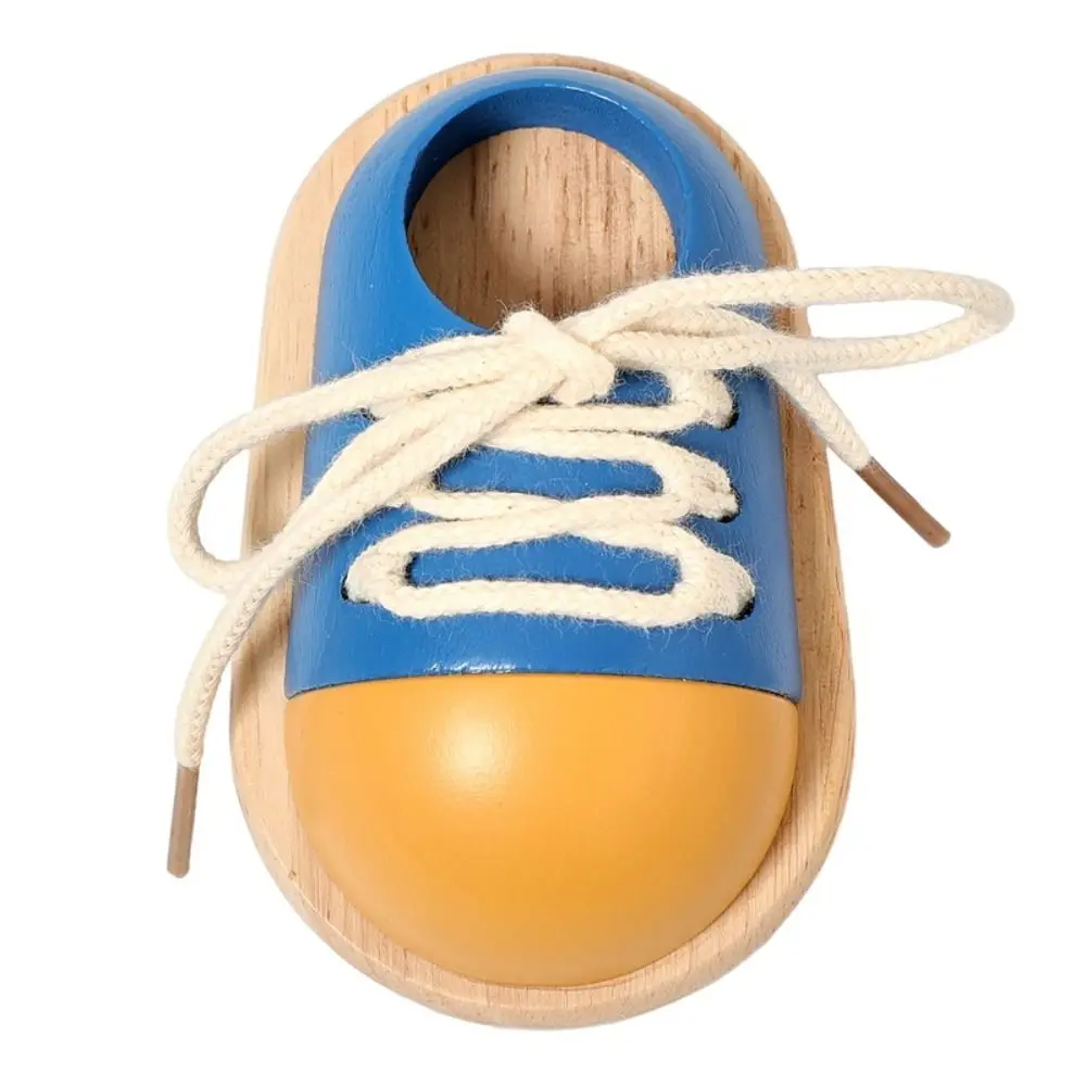 ارتداء أربطة الحذاء، خيوط رباط الحذاء، مهارة الحياة مونتيسوري، تعلم ربط الخشب، القدرة التعليمية المبكرة