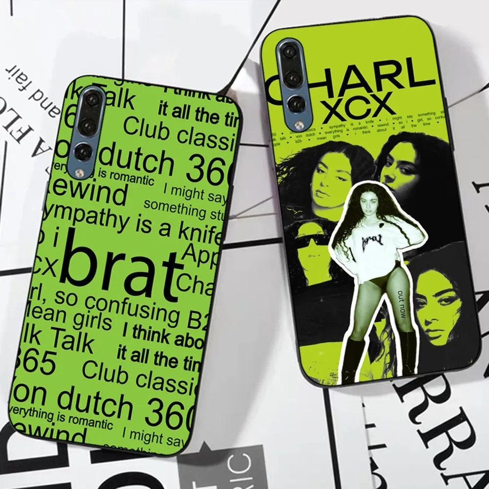 

Singer C-Charli XCX Brat 360 365 Phone Case For Huawei P 8 9 10 20 30 40 50 Pro Lite Psmart Honor 10 Lite 70 Mate 20lite