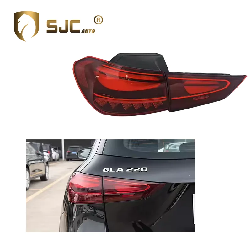 

SJC Accessory for Mercedes Benz GLA180 200 220 W247 2022 LED Taillight Assembly Modified Rear Lamp Turn Signal Car Tail Light