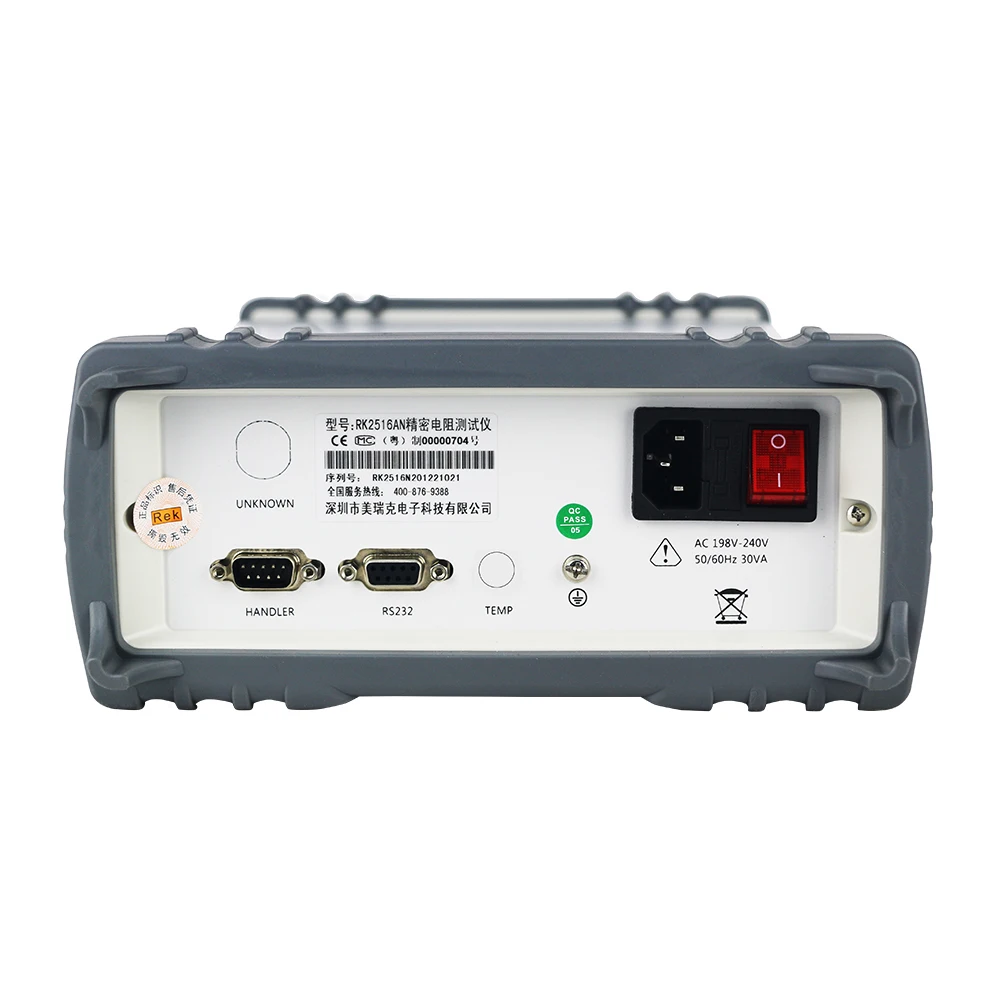 DC เครื่องทดสอบความต้านทานต่ํา 20k ohm RK2516BN ohmmeter เครื่องทดสอบความต้านทานสําหรับหม้อแปลงไฟฟ้า,มอเตอร์,ไขลานขดลวด