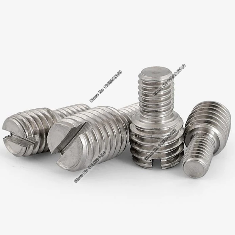 M3 M4 M5 M6 M8 M10 M12-M20 Slotted Head Adapter Screw Double Thread Male-to-Male Thread Reducer Conversion Bolts Stainless Steel