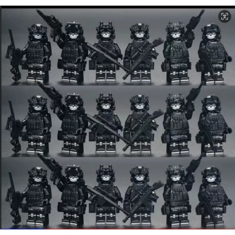 Figurines militaires soldats Forces spéciales figurines de Police puzzle pour enfants puzzle jouet pour garçon