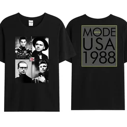 2023 Depeche-Modes Men's Summer 100% Cotton Fashion 1988classic T-Shirt Amazing Quality Top black hip hop tees