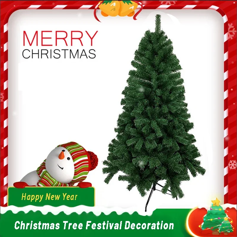 

Artificial PVC Christmas Tree Decoration Indoor Outdoor Home Hotel Shopping Mall Xmas Tree Atmosphere Decorations 120CM to 210CM