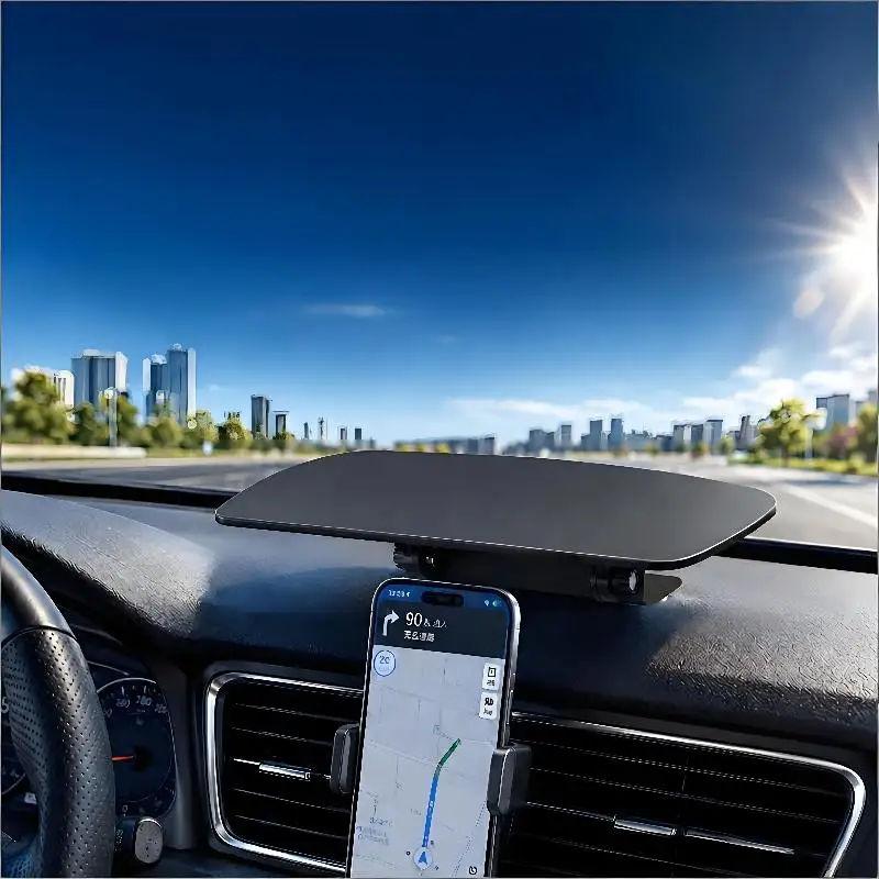 Car Center Console Screen Sun Visor Anti-Glare Easy to Clean Shield Universal 10-15 Inch Car Display for Long Distance Travel D
