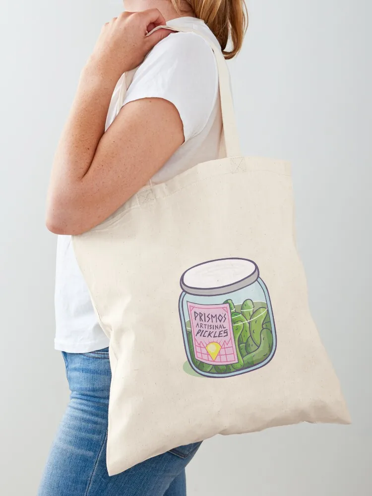 

Prismo's Pickles Tote Bag Handbags shopping cart bags custom canvas bag