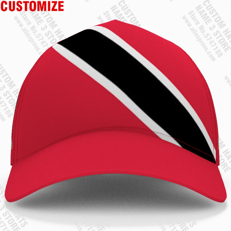 Trinidad And Tobago Baseball Cap Free 3d Custom Made Name Number Team Logo Tt Hat Tto Country Travel Nation Island Flag Headgear