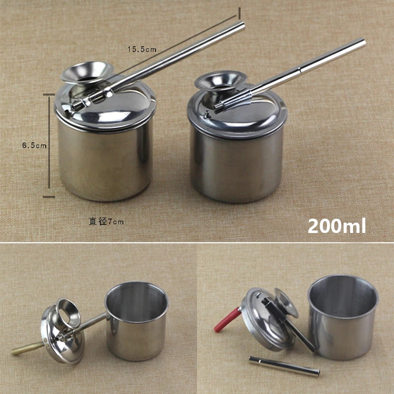 100/200/300ML Stainless Steel Paint Glazes for Ceramics Painting Spray Pottery Painting Sprayer Atomizer Clay Tools