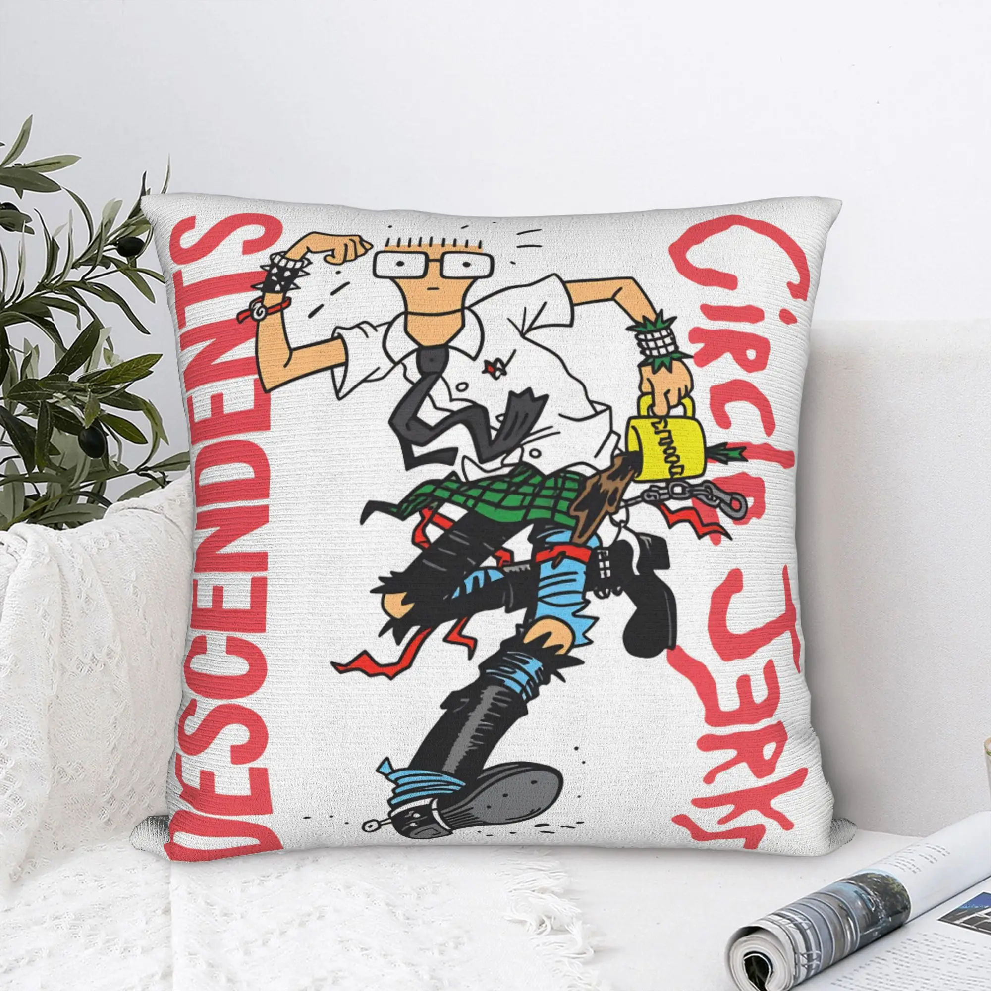 Pillow Case Descendents Milo Goes to College Soft  Pillow Cover For Living Room Bed Chair Kawaii Pillowcases