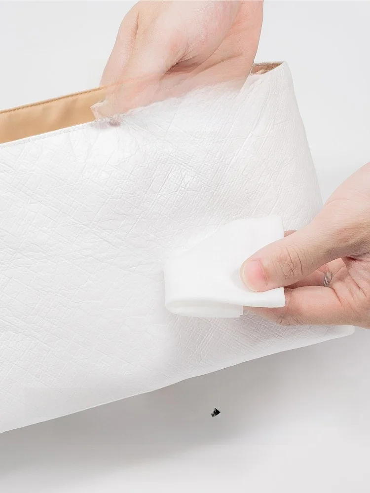 حقيبة يد bit955 من ورق دوبونت حقيبة تخزين داخلية مقاومة للماء أدوات تخزين عائلية خفيفة الوزن تصميم بلون نقي #4