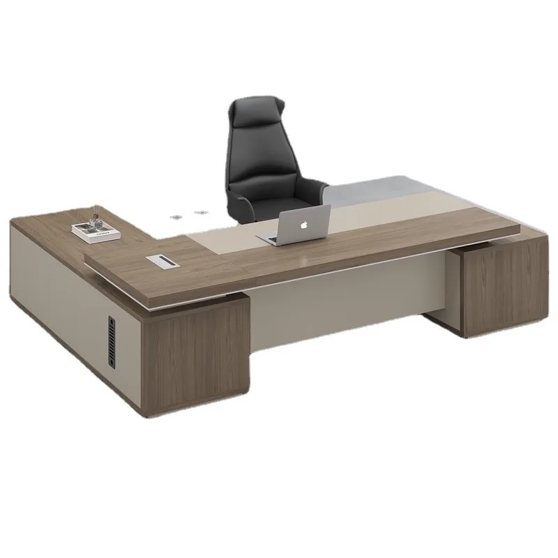 

Комбинация офисного стола и стула для офисного босса, один простой стол современного класса