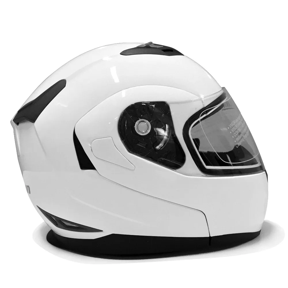 2026 Bluetooth Helmet Motorcycle Flip up Helmet with Built in Bluetooth System DOT Certificate and Double Visors