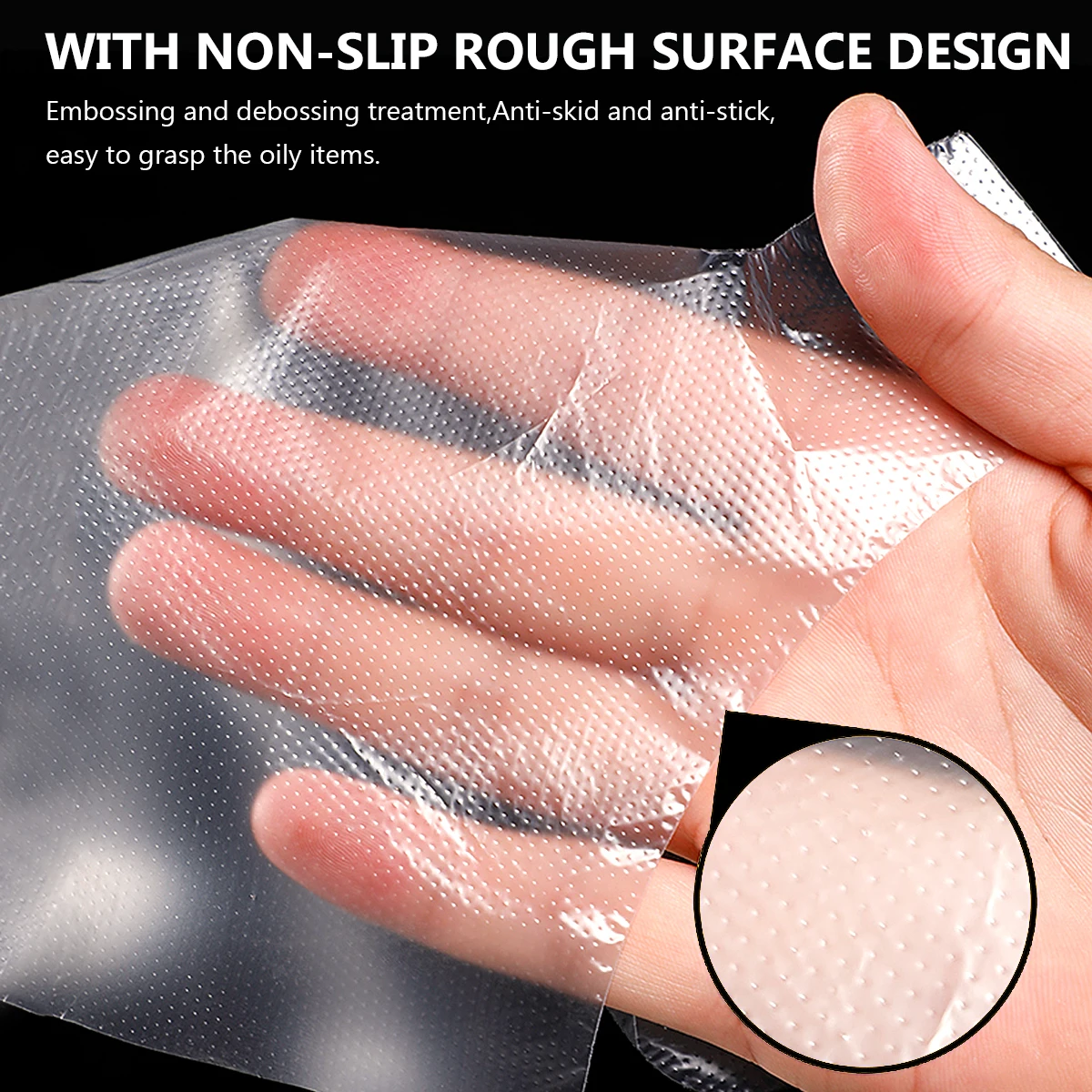 

500pcs Disposable Gloves Plastic Dishwashing Extra Length for Daily Use Housework Food Preparation Cleaning Pet Care