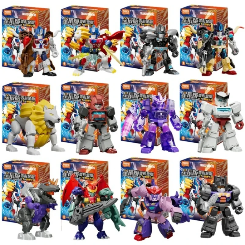 

Genuine Blokees Transformers Blind Box Action Figure Toys Assembly Model Kit Defender Version Vol.7 Mystery Box Gifts