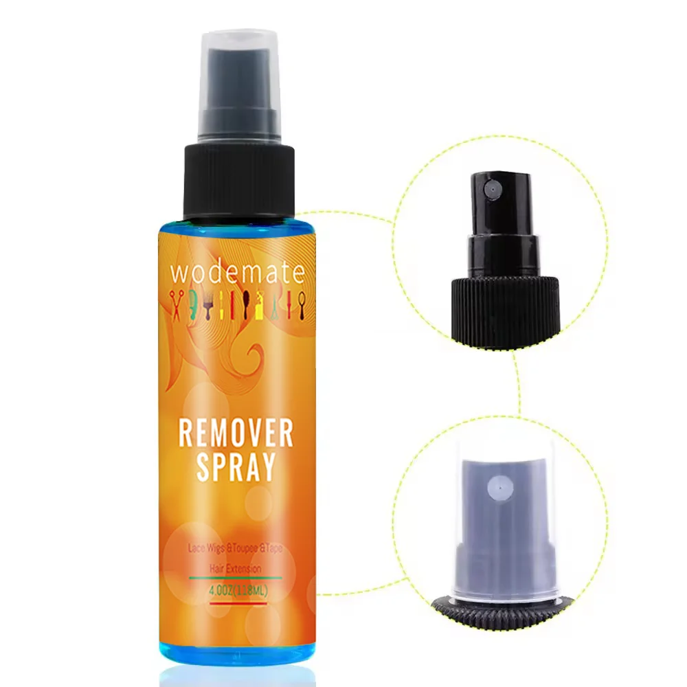 Removedor de cola queratina Spray para peruca, Removedor de cola, Removedor Spray para fechamento, Cabelo, Toupee, Ferramenta Maquiagem, 118ml