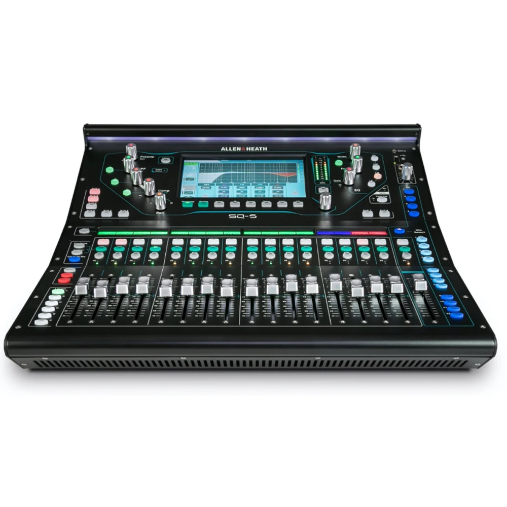 Allen & Heath SQ-5 48-channel Digital Mixer Console Professional DJ Audio Equipments Live Show Pro Sound System