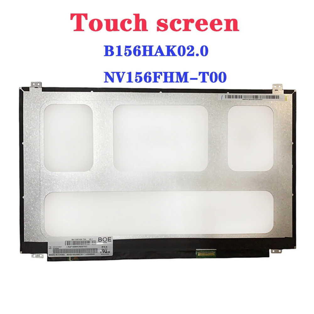 

15.6" Touch Screen NV156FHM-T00 B156HAK02.0 For Lenovo ThinkPad T570 T580 P52s IPS 40Pin FHD Laptop LCD Display Panel