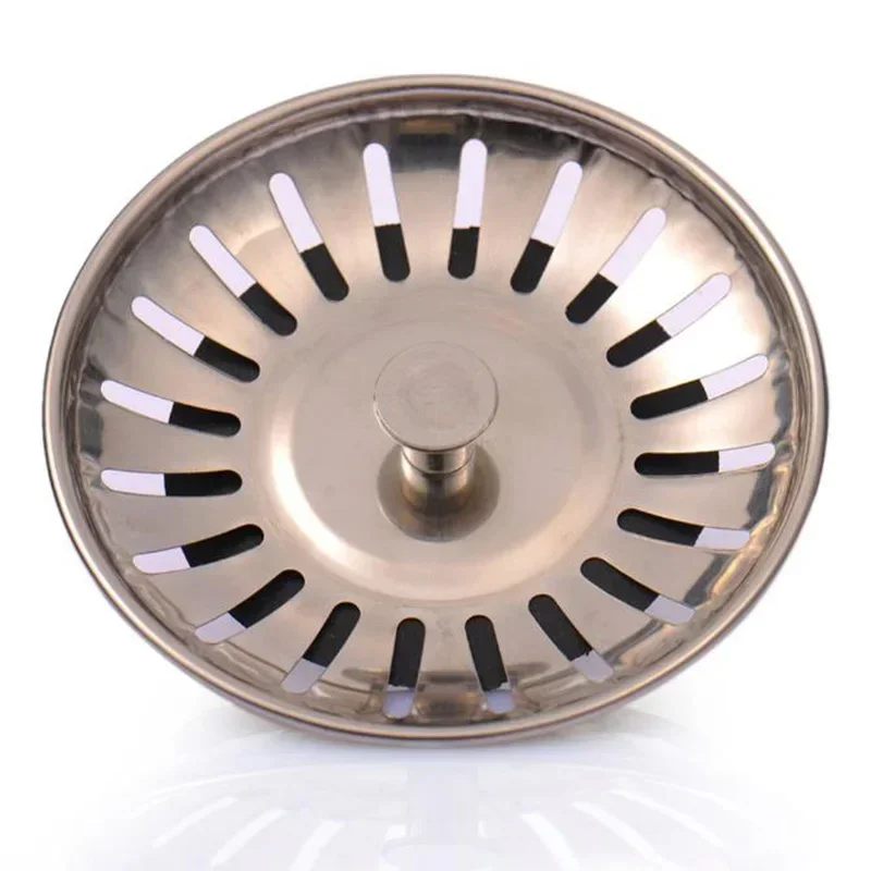 High Quality Stainless Steel Kitchen sink Strainer Stopper Waste Plug Sink Filter filtre lavabo bathroom hair catcher