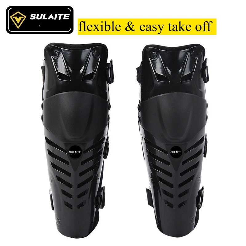 SULAITE Off-Road Motorcycle Outdoor Sports Knee Pads Riding Windproof Anti-Drop Activity Ski Leg Pads Outdoor Knee Protection