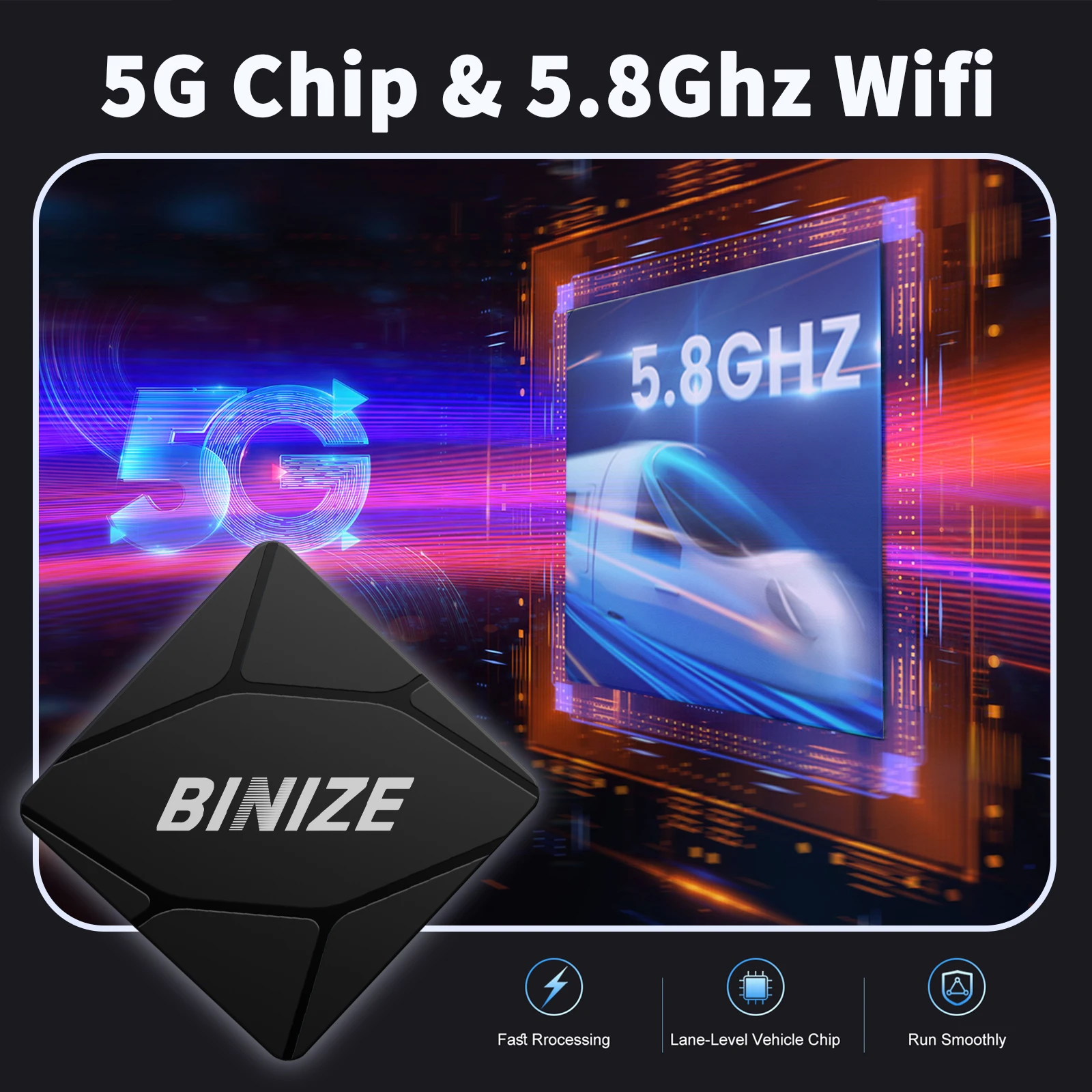 Binize Wireless Carplay Adapter Wired To Wireless Carplay Dongle USB per auto con Carplay cablato OEM per VW Kia Skoda Volvo