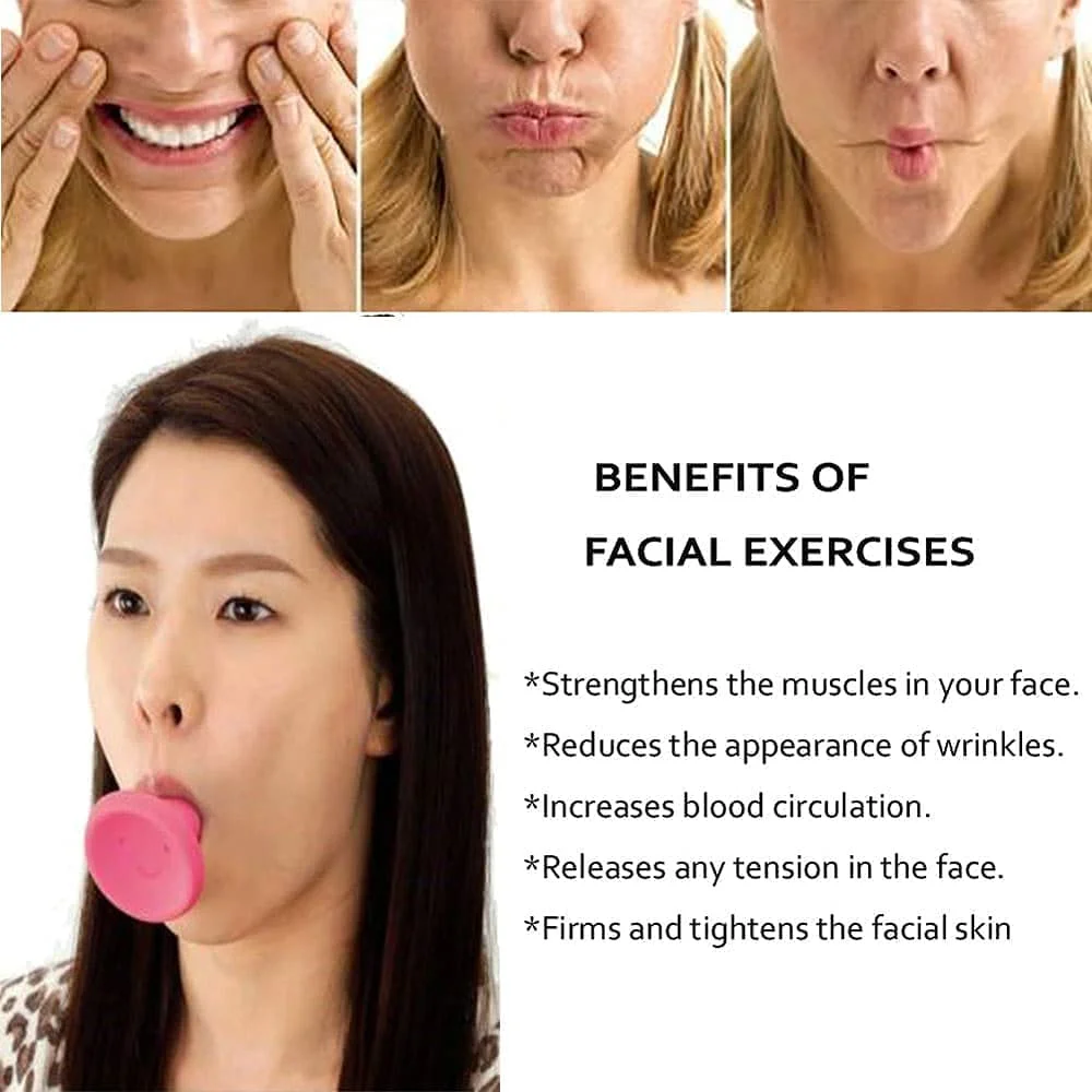 1/3pcs Silicone V Face Facial Lift Double Chin Slim Skin Care Tool Firming Expression Exerciser Remove Masseter Muscle Line