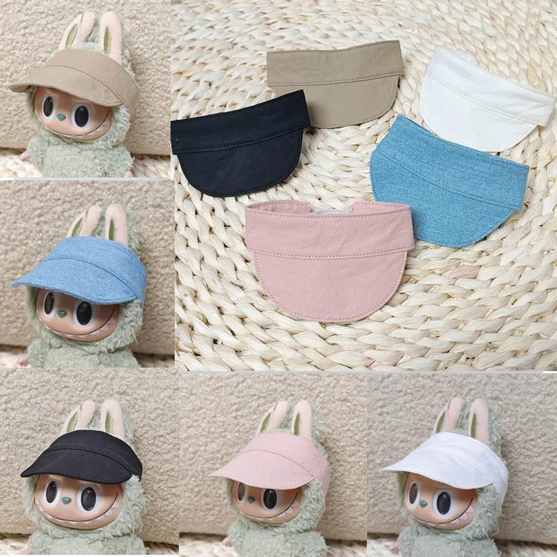 

Fashionable Baseball Cap 17CM Glue Doll Accessories Labubu Doll Pendant Macaron Doll Dress Up Clothes Replacement Decoration