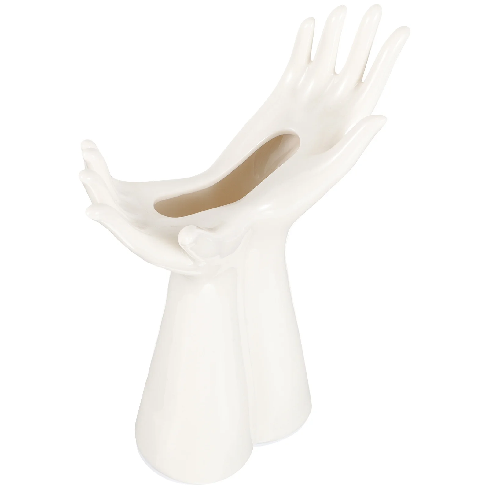 

Ceramic Hand Vase Fashionable Nordic Style Decorative Flower Vase for Home Office Gallery Decor Vases Flower Vases