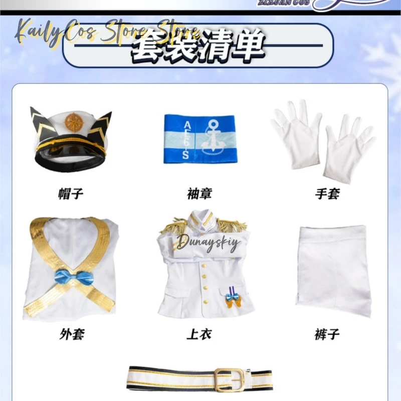 

‌Helen Godss Ofictory Anime Cosplay disfraz Full Set Wig Included In Stock Fast Shipping Party Role Play Uniform Halloween ‌‌