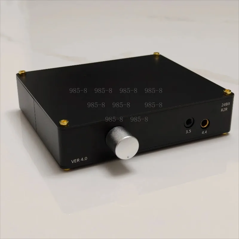 3.5mm & 4.4mm Balanced USB DAC Amplifier, V4 R2R Decoding Device with Low Noise for Audiophile Audio System