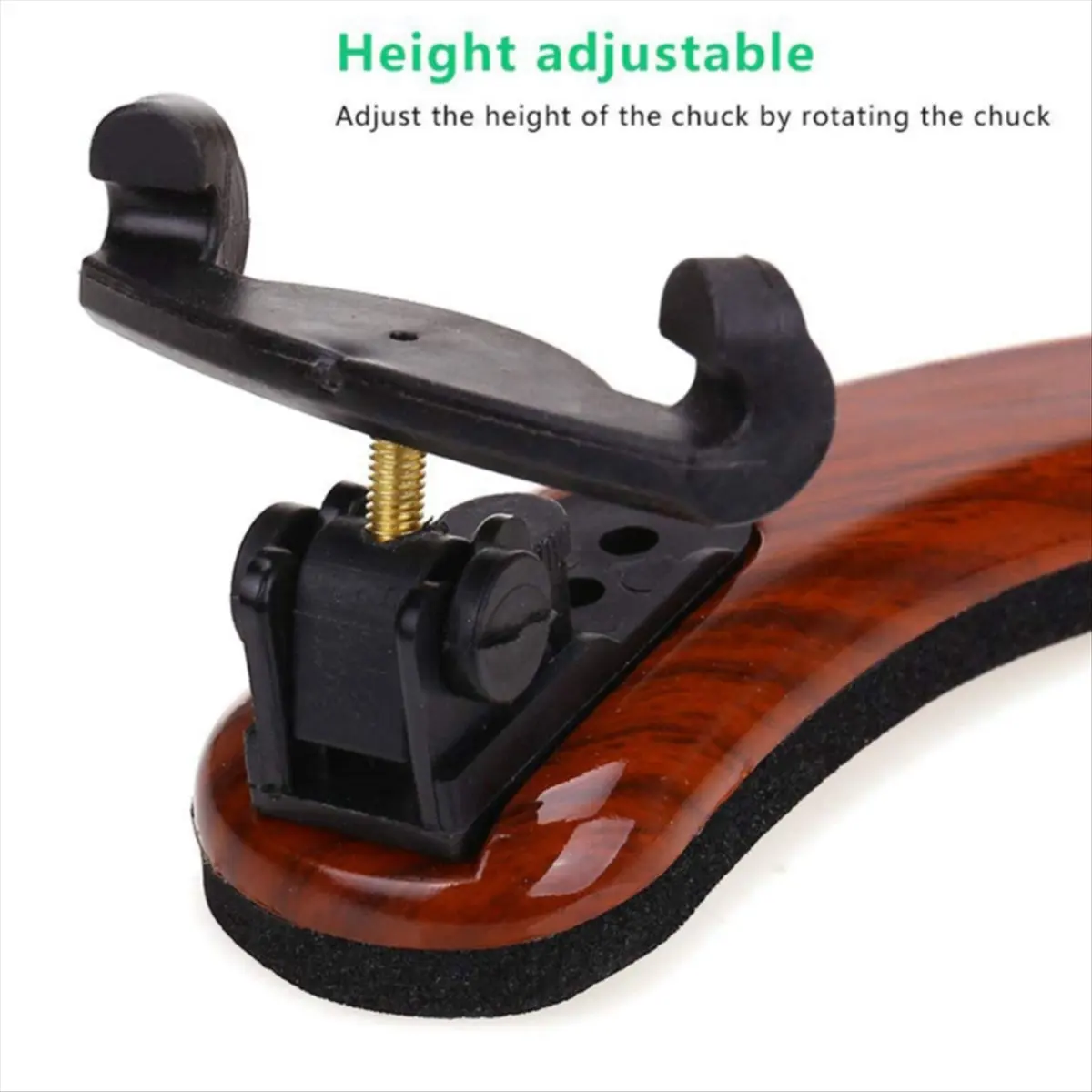 

TUREBG 4X Violin Shoulder Rest Support Professional 3/4 4/4 Adjustable Maple Wood Violin Shoulder Rest Violin Parts Accessories