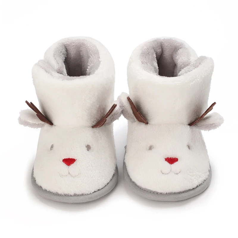 Weihnachten Winter Neue Rollenspiel Niedliche Cartoon Warme Schuhe Baby Stiefel Laufschuhe Winter 0-18 Monate Baby – Detail 6