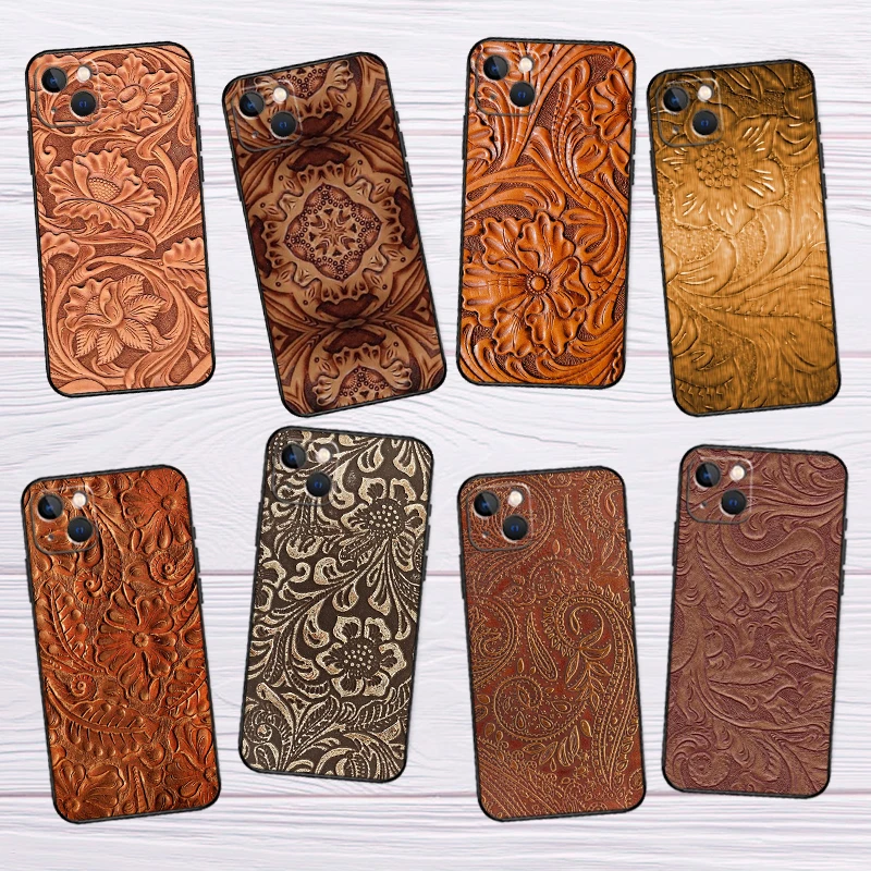 Brown Hand Tooled W…