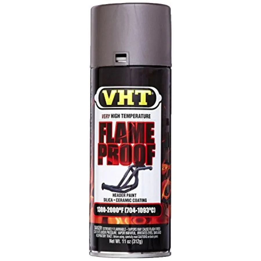 

SP998-6PK Flameproof Coating Very High Heat Spray Paint Cast Iron Flat Finish 11 oz Aerosol Can 6 Pack