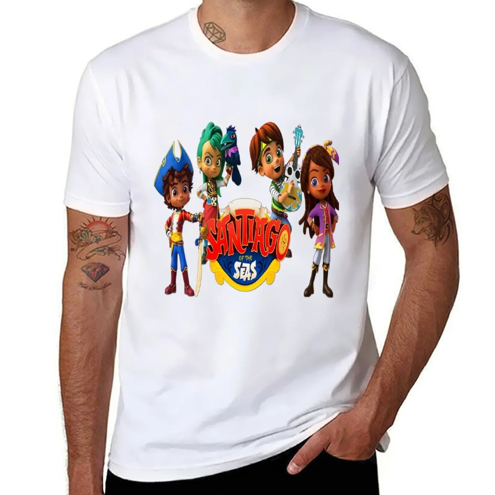 Santiago de los mares, disfraz de antago de los mares Fiesta de cumpleaños santiago de los mares pepito\t Camiseta