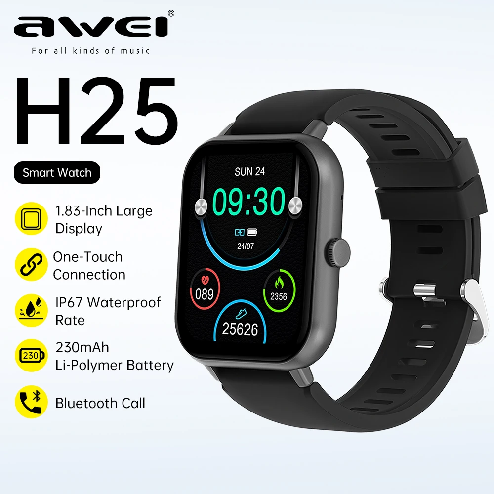 

Awei часы женские наручные смарт H25 Умные часы для мужчин и женщин Bluetooth звонок Монитор сердечного ритма сна 100 Спортивные часы Apple Android для фитнес-умные часы часы мужские наручные часы женские наручные