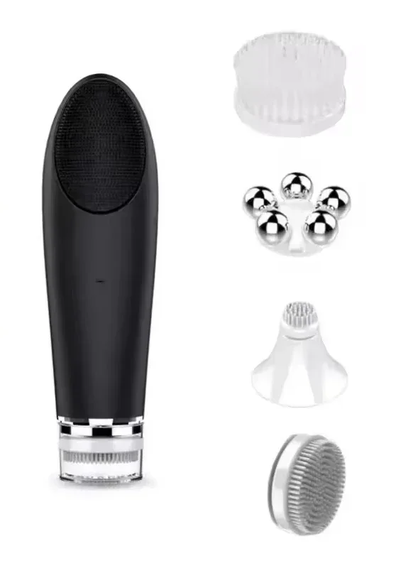 

New Arrival Skin Care Device Waterproofs Soft Silicones Face Washing Brush Facial Massagers Electrics Cleansing Brush