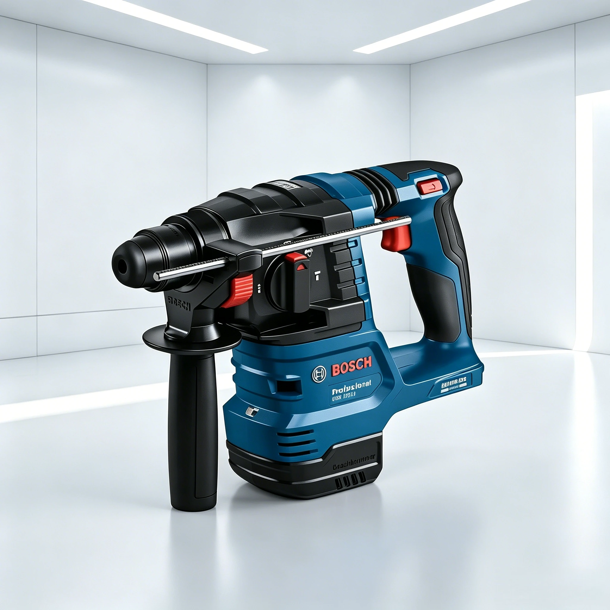 Portable BOSCH GBH185-LI Wireless Rotary Hammer Ergonomic Grip Adjustable Depth Ruler Engineering Power Drill