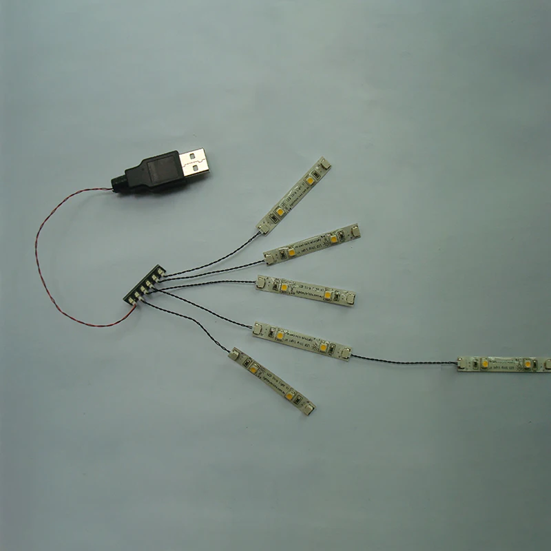 Mini prese da 0,8 mm 2/6/8/12 pin per kit luce a led compatibili con giocattoli fai da te modello