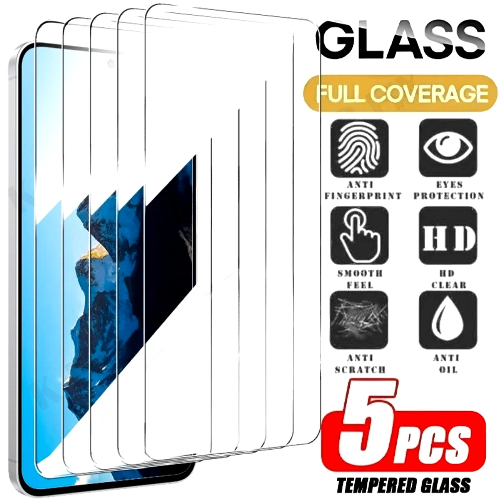 

5Pcs Ultra HD Full Screen Protector for Samsung Galaxy S26 S25 S24 Ultra S23 S22 S21 Plus S24 S25 FE Anti-Scratch Tempered Glass